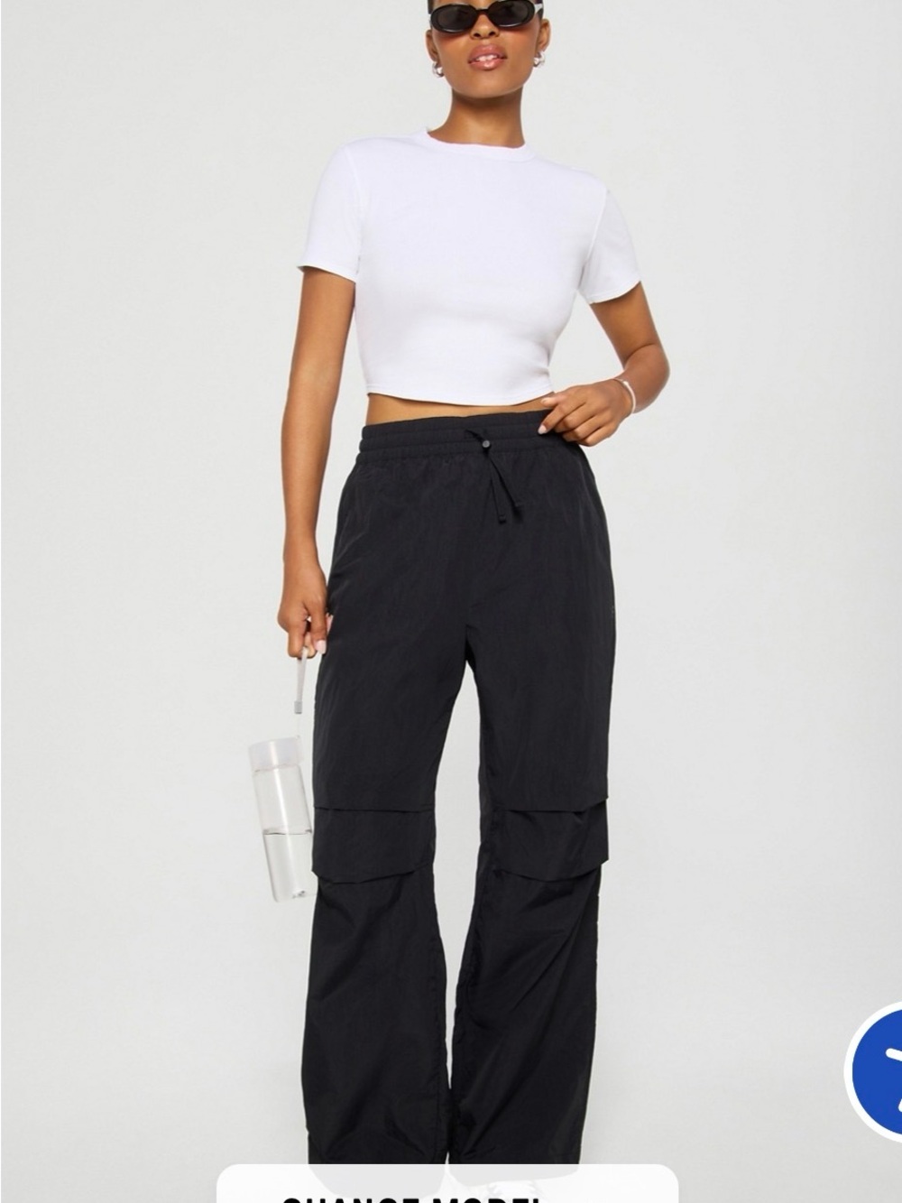 Fabletics Woven Crinkle Pant - Size M